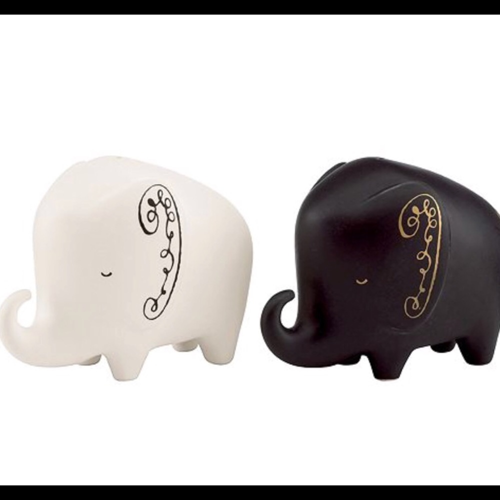Kate Spade Elephant Salt & Pepper Shakers